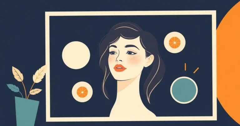 Illustration for Describing Beauty: A Guide to Adjectives for “Pretty”