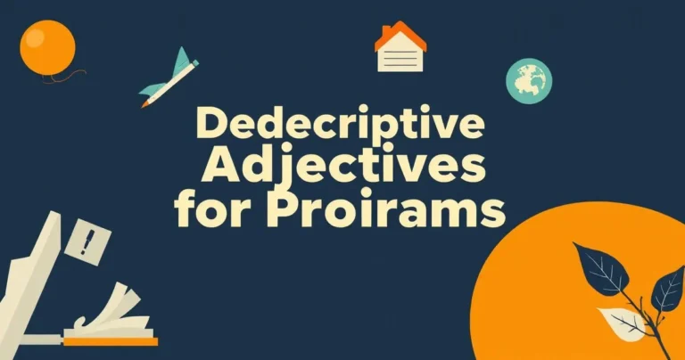 Illustration for Descriptive Adjectives for Programs: A Comprehensive Guide