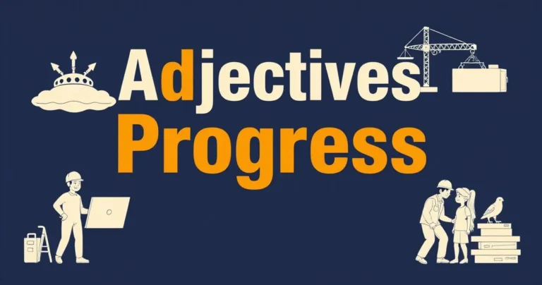 Illustration for Adjectives of Progress: A Comprehensive Grammar Guide