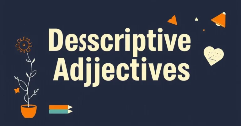 Illustration for Descriptive Adjectives: Elevating Your Project Descriptions