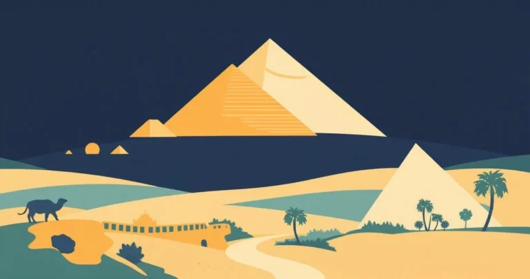 Illustration for Describing Pyramids: A Guide to Adjectives