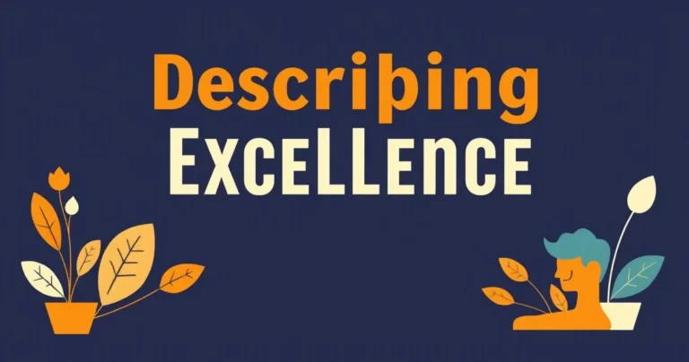 Illustration for Describing Excellence: Mastering Adjectives for Quality