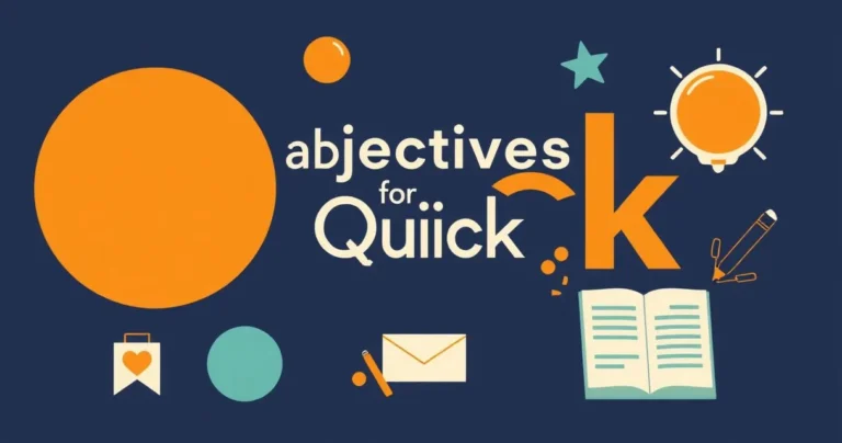 Illustration for Adjectives for “Quick”: A Comprehensive Guide