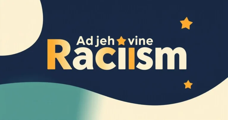 Illustration for Adjectives for Describing Racism: A Comprehensive Guide