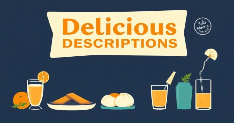 Illustration for Delicious Descriptions: Mastering Adjectives for Recipes