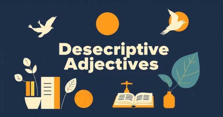 Illustration for Descriptive Adjectives: A Comprehensive Guide for Recitation