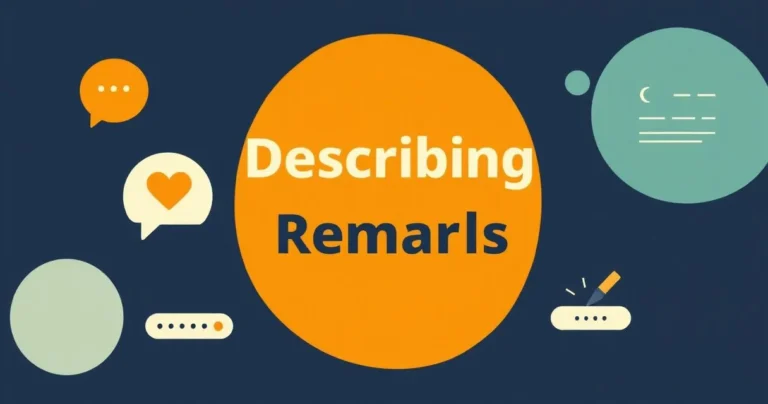 Illustration for Describing Remarks: Mastering Adjectives for Effective Communication