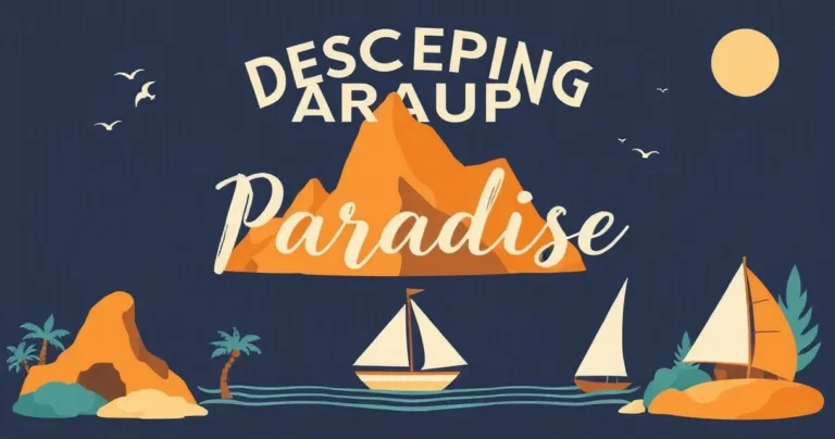 Illustration for Describing Paradise: Adjectives for Resorts