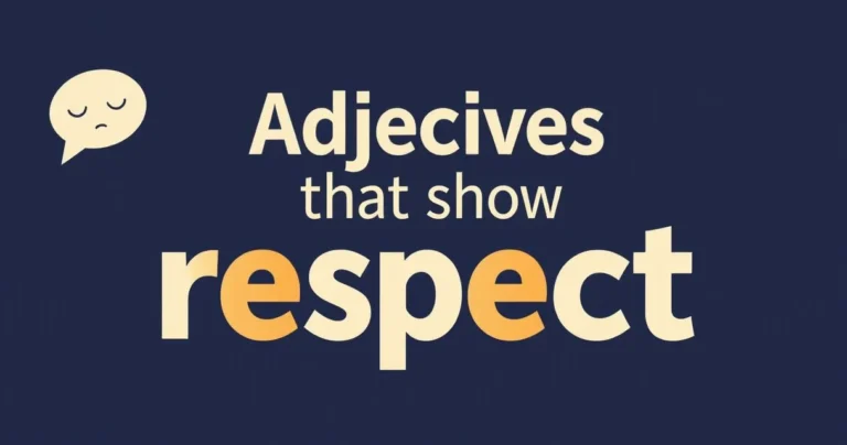 Illustration for Adjectives That Show Respect: A Comprehensive Guide