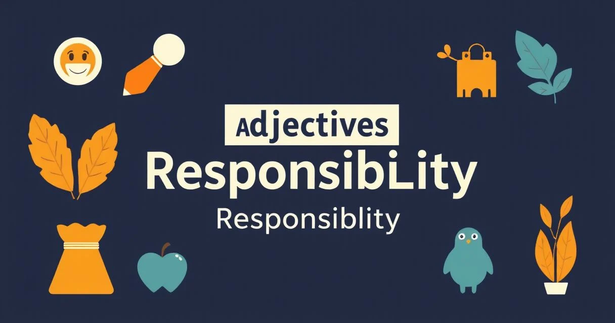 Illustration for Adjectives for Responsibility: A Comprehensive Guide