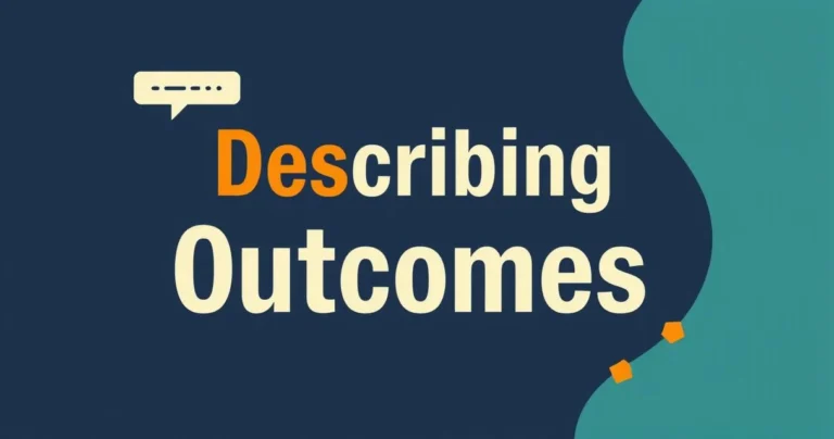 Illustration for Describing Outcomes: A Guide to Adjectives for Results