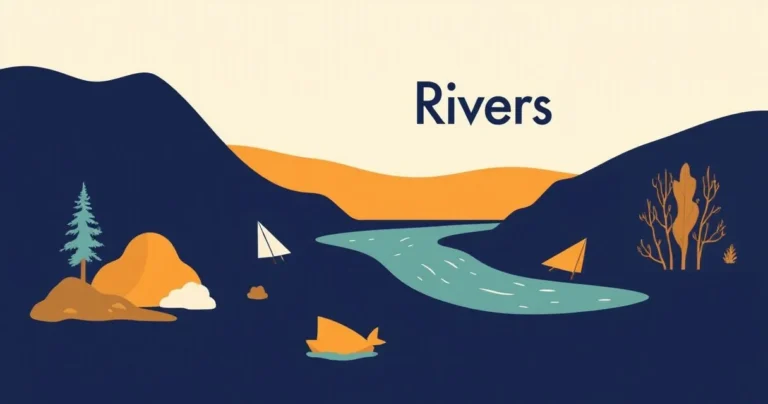 Illustration for Descriptive Adjectives for Rivers: A Comprehensive Guide
