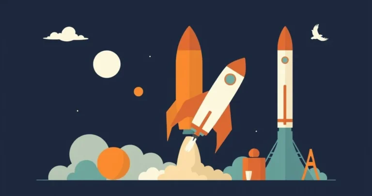 Illustration for Describing Rockets: A Comprehensive Guide to Adjectives