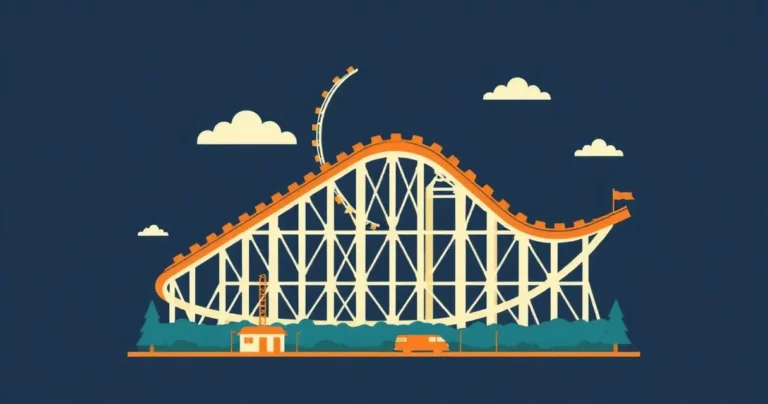 Illustration for Describing Rollercoasters: A Guide to Adjectives