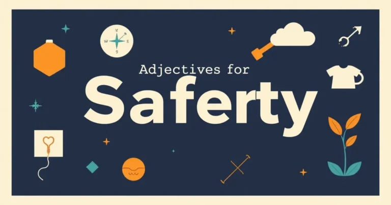 Illustration for Adjectives for Safety: A Comprehensive Grammar Guide