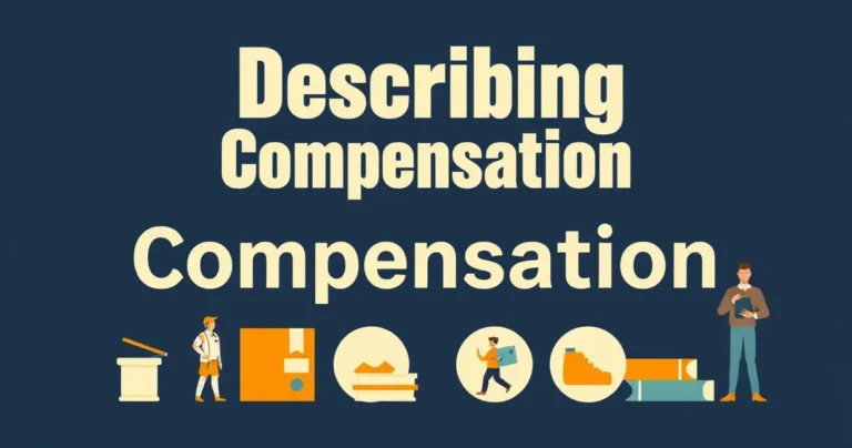 Illustration for Describing Compensation: Adjectives for Salary and Benefits