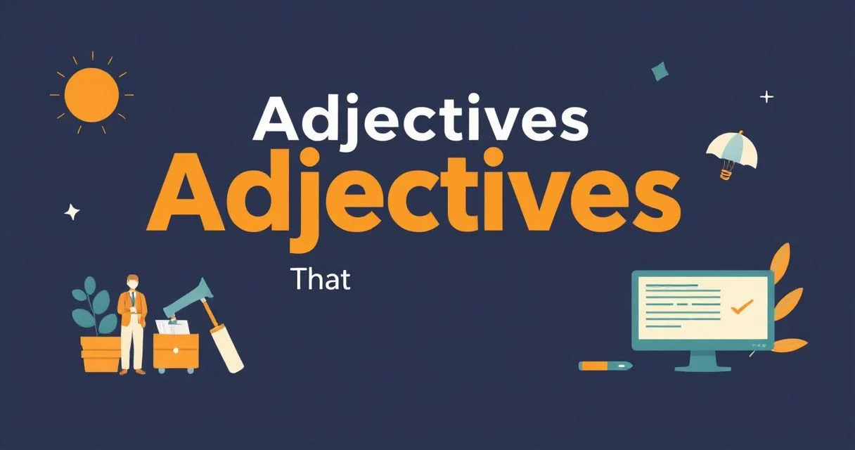 Illustration for Adjectives That Sell: Mastering Persuasive Language