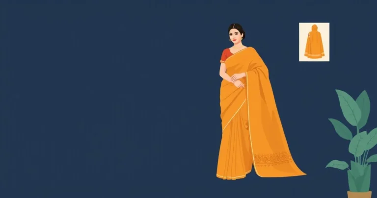 Illustration for Describing Sarees: A Comprehensive Guide to Adjectives