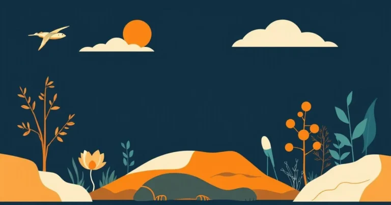 Illustration for Describing Nature: Mastering Adjectives for Scenery