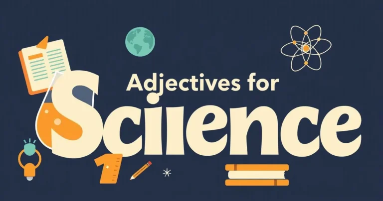 Illustration for Adjectives for Science: A Comprehensive Grammar Guide