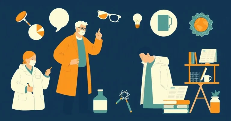 Illustration for Describing Scientists: A Guide to Adjectives