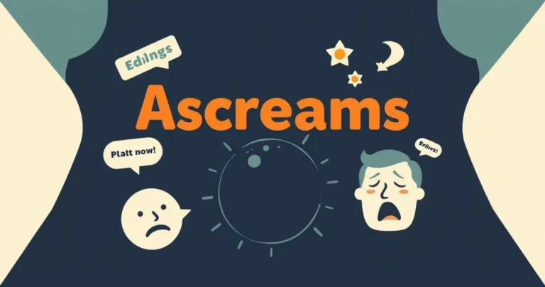 Illustration for Adjectives for Screams: Describing Piercing Sounds