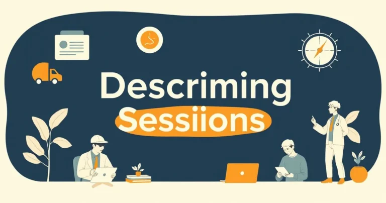 Illustration for Describing Sessions: A Guide to Adjectives for Effective Communication