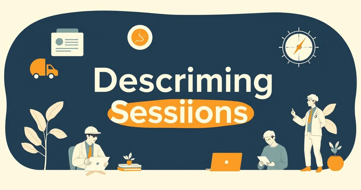 Illustration for Describing Sessions: A Guide to Adjectives for Effective Communication