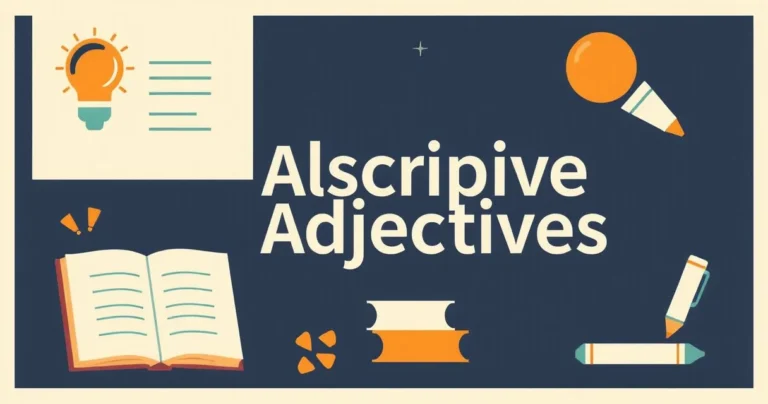 Illustration for Descriptive Adjectives: Painting Vivid Settings with Words