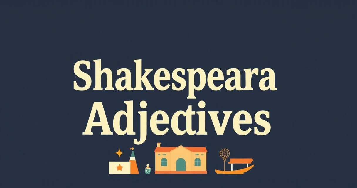 Illustration for Shakespearean Adjectives: A Guide to Elizabethan Language