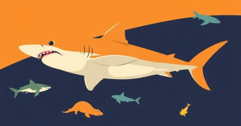Illustration for Describing Sharks: A Comprehensive Guide to Adjectives