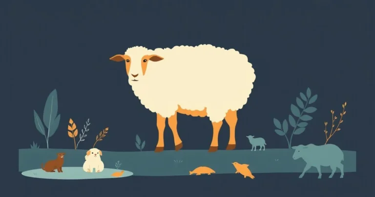 Illustration for Describing Sheep: A Comprehensive Guide to Adjectives