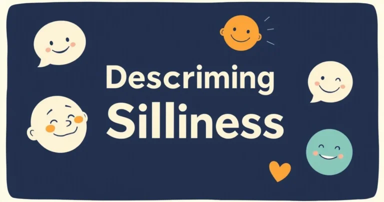 Illustration for Describing Silliness: A Guide to Adjectives for “Silly”
