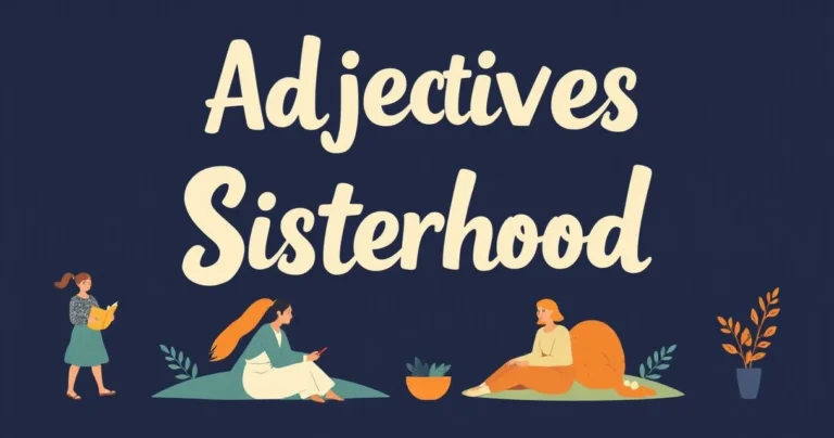 Illustration for Adjectives for Sisterhood: A Comprehensive Guide