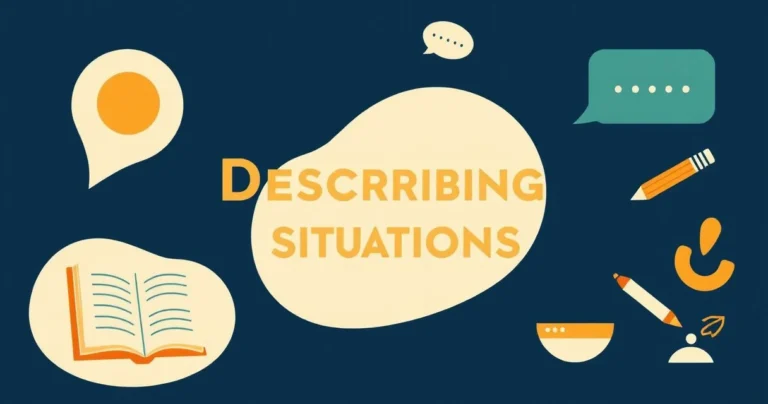 Illustration for Describing Situations: Mastering Adjectives for Context