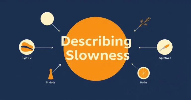 Illustration for Describing Slowness: A Guide to Adjectives for “Slow”