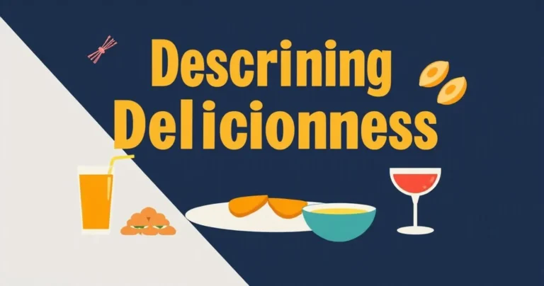 Illustration for Describing Deliciousness: Adjectives for Snacks