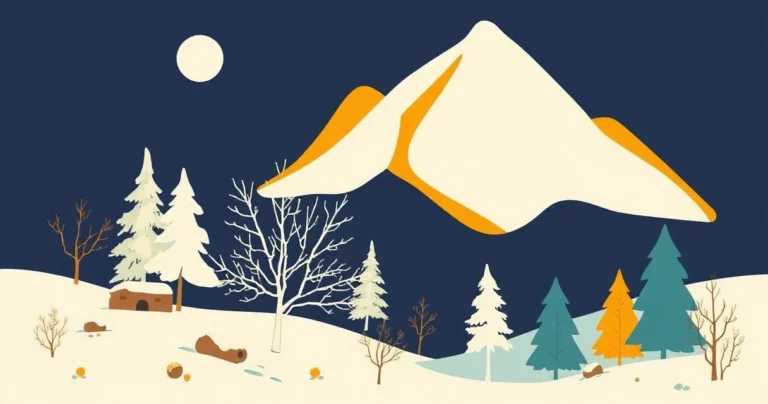 Illustration for Describing Winter’s Art: Adjectives for Snowflakes