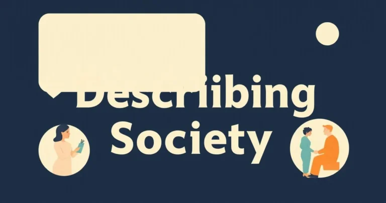 Illustration for Describing Society: A Guide to Adjectives for Social Commentary