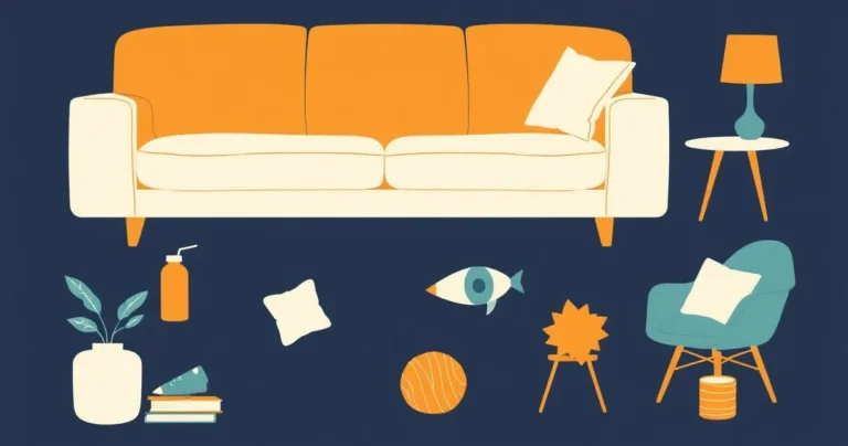 Illustration for Describing Sofas: A Guide to Adjectives