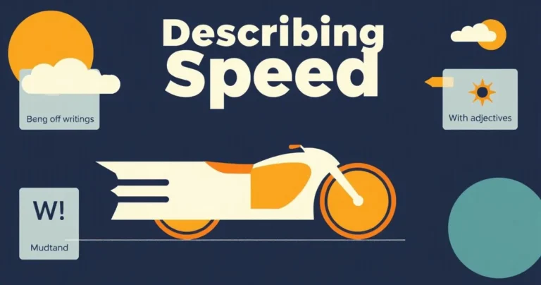 Illustration for Describing Speed: A Guide to Adjectives for Velocity