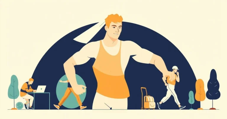 Illustration for Describing Athletes: A Guide to Adjectives for Sportsmen