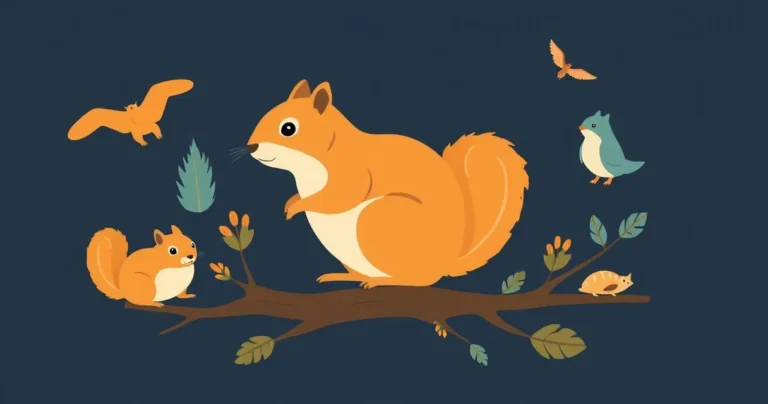 Illustration for Describing Squirrels: A Comprehensive Guide to Adjectives