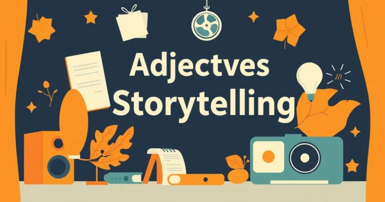 Illustration for Adjectives for Storytelling: Crafting Vivid Narratives