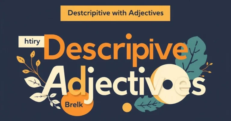 Illustration for Descriptive Adjectives: A Storyteller’s Essential Toolkit