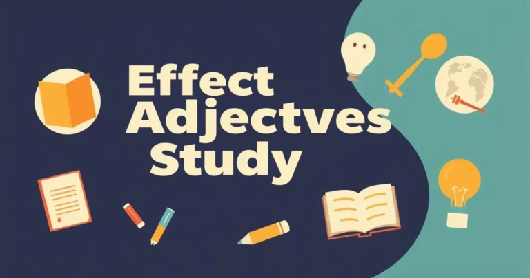 Illustration for Effective Adjectives for Academic Study: A Comprehensive Guide