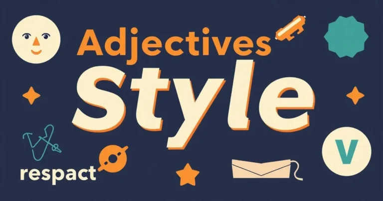 Illustration for Adjectives for Style: Mastering Descriptive Language