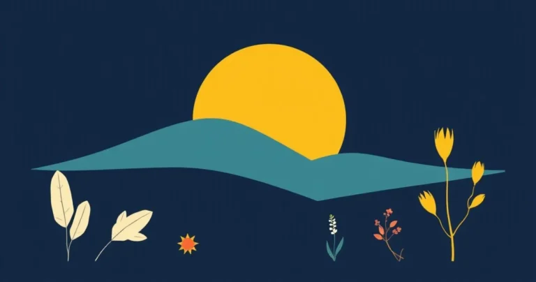 Illustration for Describing Sunlight: A Guide to Adjectives for Luminous Rays