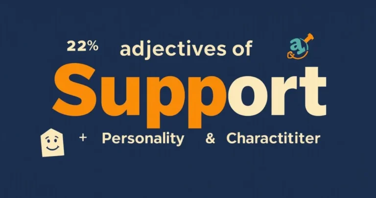 Illustration for Adjectives of Support: A Comprehensive Grammar Guide