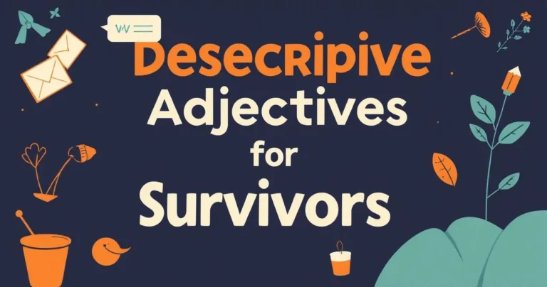 Illustration for Descriptive Adjectives for Survivors: A Comprehensive Guide